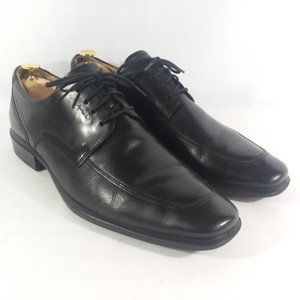 Ecco Leather Apron Toe Derby Shoes Mens 11-11.5 E